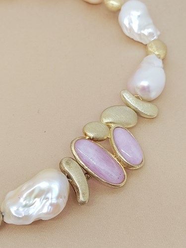 Perle Barocche XXL e Kunzite