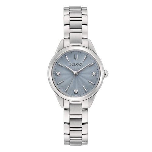 Bulova Lady Petite Diamonds acciaio 96P255