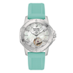 Bulova Lady Marine Stars Automatico Cinturino Silicone Turchese 96L325